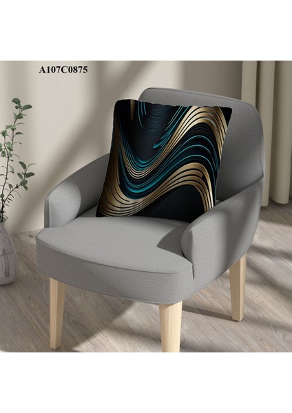 Kırlent Kılıf Çift Tarafı Baskılıdır Süet Kümaş