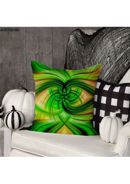 Kırlent Kılıf Çift Tarafı Baskılıdır Süet Kümaş