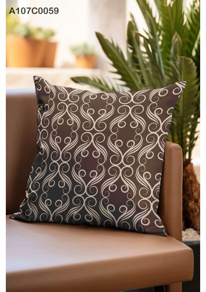 Kırlent Kılıf Çift Tarafı Baskılıdır Süet Kümaş