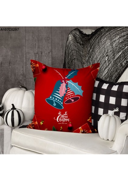 Kırlent Kılıf Çift Tarafı Baskılıdır Süet Kümaş