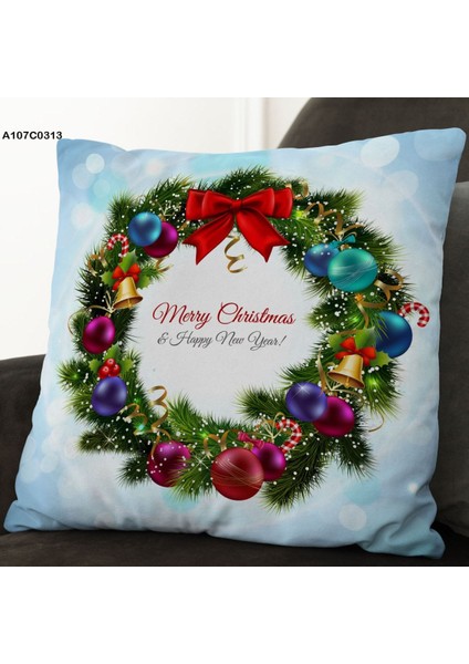 Kırlent Kılıf Çift Tarafı Baskılıdır Süet Kümaş