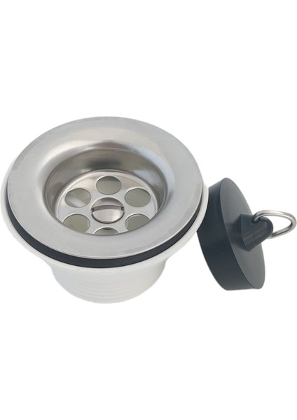 Trap-Vent havalıklı lavabo sifonu, beyaz, paslanmaz delikli süzgeçli (taşma deliksiz), 32lik çıkışlı, tıkanma ve koku önleyici hızlı akışlı temizlenebilir havalıklı lavabo gider sifonu modelleri