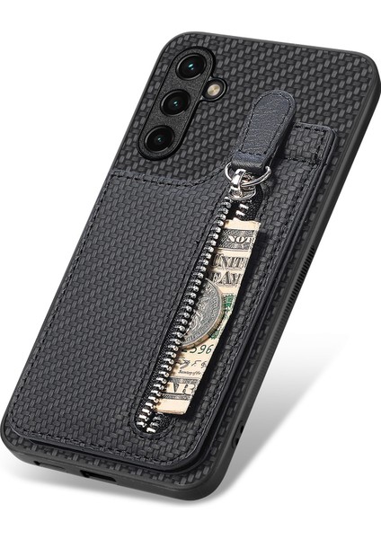 Samsung Galaxy A24 4g Darbeye Dayanıklı Karbon Fiber Koruyucu Kapak, Fermuarlı Cep (Yurt Dışından) fırsatları