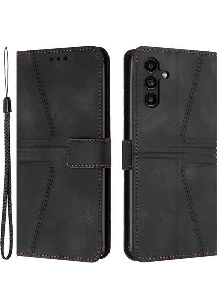 Samsung Galaxy A15 5g Deri Kart Yuvaları Cep Telefonu Kapağı (Yurt Dışından)