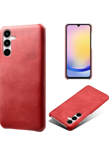 Samsung Galaxy A15 5g Buzağı Dokulu Pu Deri + Pc Sert Telefon Kılıfı (Yurt Dışından)
