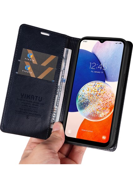 Samsung Galaxy A24 4g Litchi Dokulu Deri Cüzdan Kılıfı (Yurt Dışından) indirimleri
