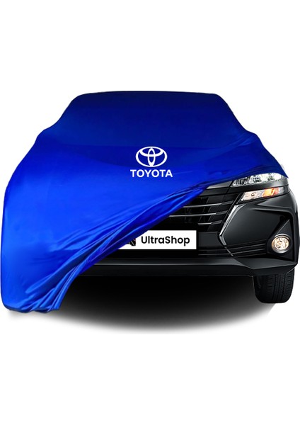 Ultra Shop Toyota Avanza Araba Brandası Mavi Kumaş Penye Toz Geçirmez Oto Garaj Branda