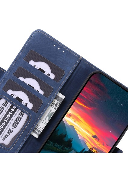 Samsung Galaxy Xcover 5 Telefon Standı Kılıfı Retro Pu Deri Koruyucu Kapak (Yurt Dışından)