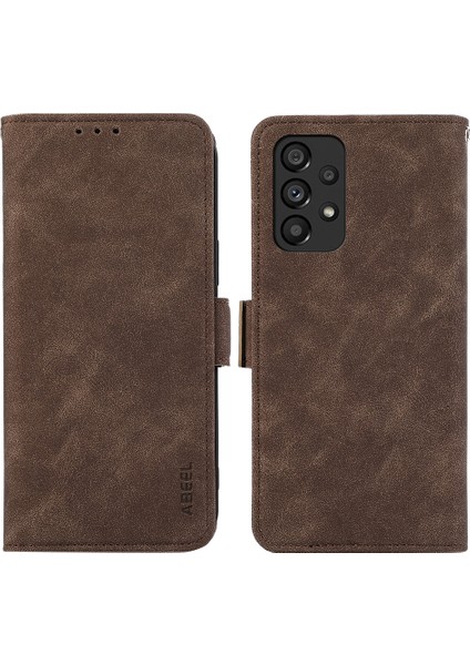 Samsung Galaxy A33 5g Pu Deri 3 Kart Yuvaları Stand Telefon Kapağı (Yurt Dışından)