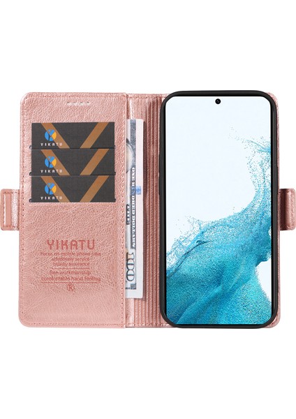 Samsung Galaxy S21+ 5g Cüzdan Kılıf Pu Deri Standlı Flip Telefon Kapağı (Yurt Dışından)
