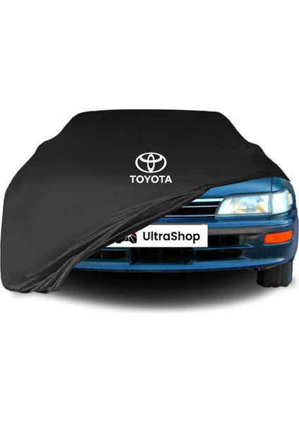 Ultra Shop Toyota Corolla 7 (E100) (1992-1997) Araba Brandası Siyah Kumaş Penye Toz Geçirmez Oto Garaj Branda