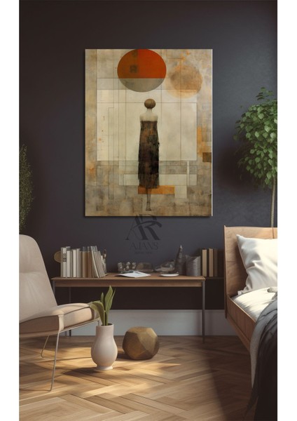 Human Soyut Kanvas Tablo