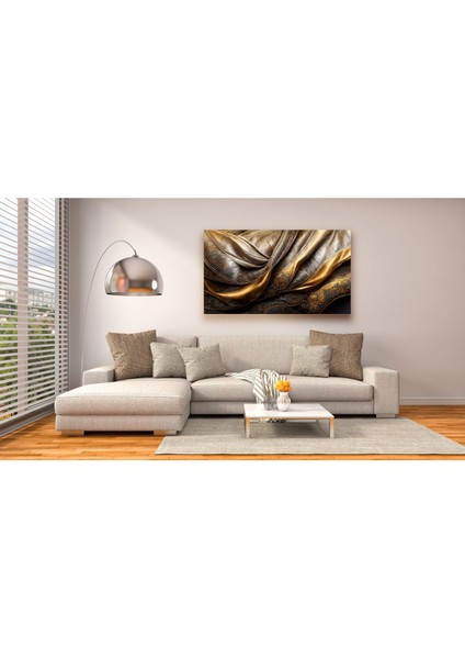 Gold Tasarım Kanvas Tablo
