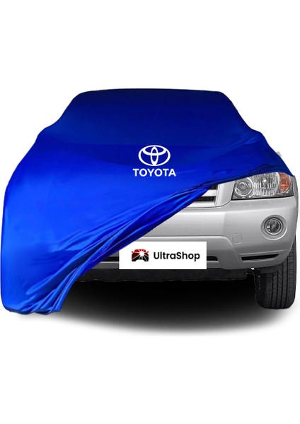 Ultra Shop Toyota Highlander 1 (2000-2007) Araba Brandası Mavi Kumaş Penye Toz Geçirmez Oto Garaj Branda