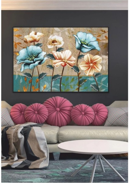 Çiçek Kanvas Tablo