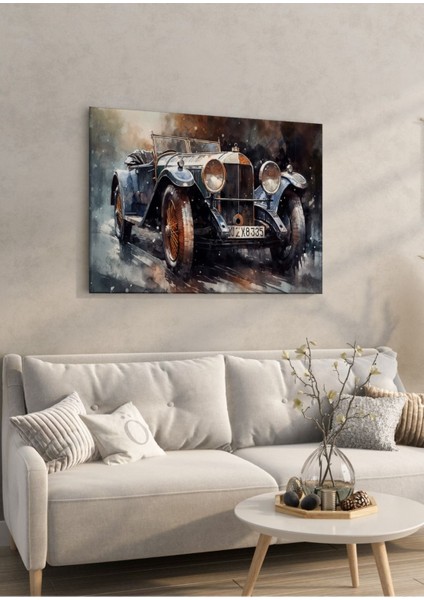 Nostalji Araba Kanvas Tablo