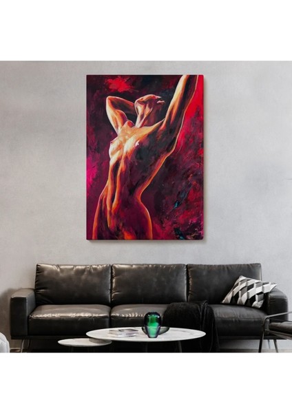 Dans Eden Kadın Dekoratif Duvar Tablosu