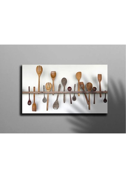 Mutfak Için Tahta Kaşıklar Tablosu Kanvas Tablo fiyatları