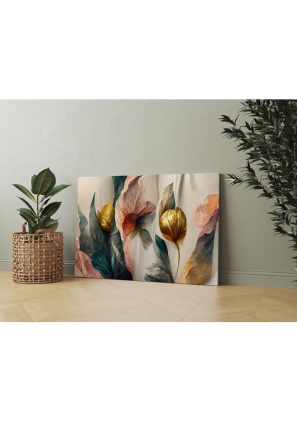 Tasarım Çiçek Renkli Kanvas Tablo fiyatları