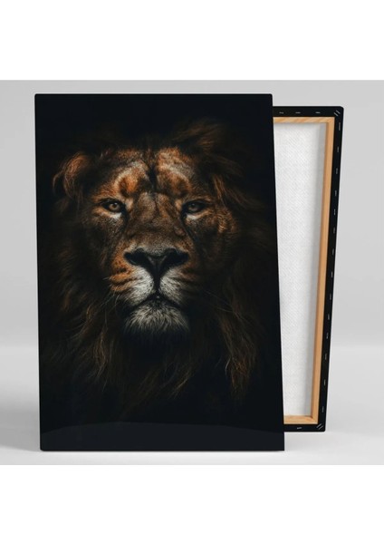 Ormanlar Kralı Asil Aslan Dekor Kanvas Tablo fiyatları