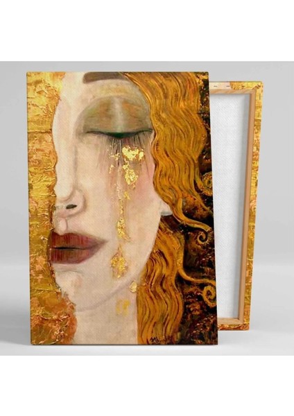 Gustav Klimt Ağlayan Kadın Altın Gözyaşı Gold Başyapıt Kanvas Tablo fiyatları