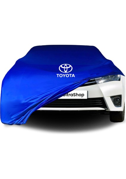 Ultra Shop Toyota Corolla 11 (E170) (2012-2018) Araba Brandası Mavi Kumaş Penye Toz Geçirmez Oto Garaj Branda