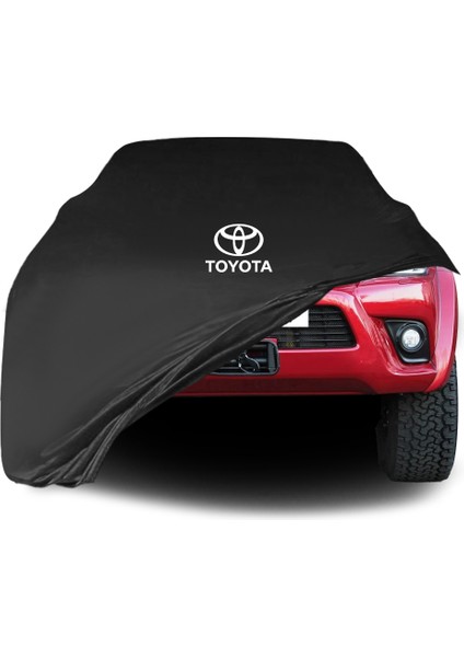 Ultra Shop Toyota Hilux 8 (2015-) Araba Brandası Siyah Kumaş Penye Toz Geçirmez Oto Garaj Branda