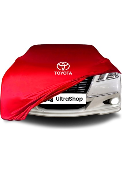 Ultra Shop Toyota Crown 14 (S210) (2012-2018) Araba Brandası Kırmızı Kumaş Penye Toz Geçirmez Oto Garaj Branda