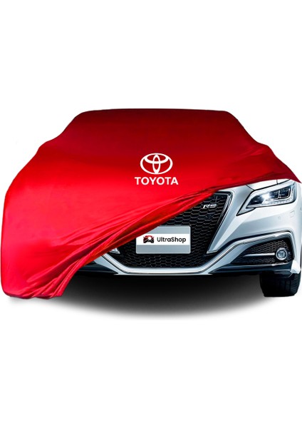 Ultra Shop Toyota Crown 15 (S220) (2018-) Araba Brandası Kırmızı Kumaş Penye Toz Geçirmez Oto Garaj Branda