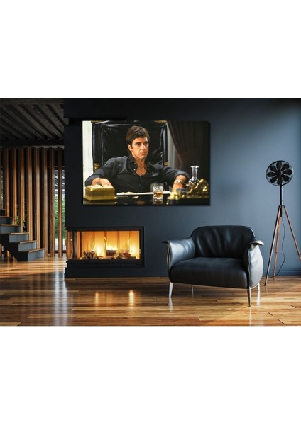 Tony Montana Scarface - Al Pacino Duvar Tablosu Kanvas Canvas