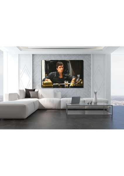 Tony Montana Scarface - Al Pacino Duvar Tablosu Kanvas Canvas