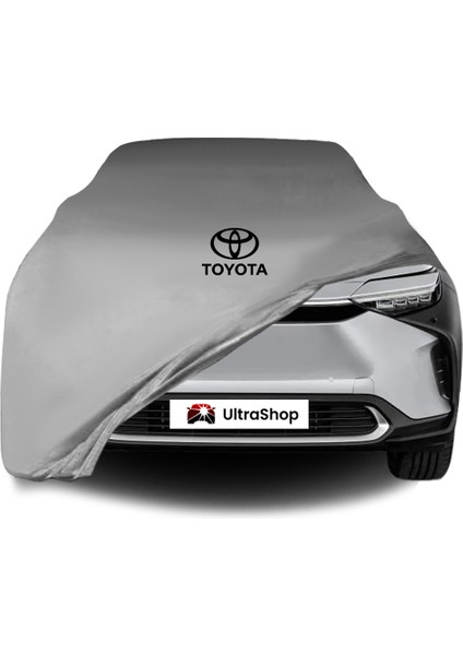Ultra Shop Toyota BZ4X (2022-) Araba Brandası Gri Kumaş Penye Toz Geçirmez Oto Garaj Branda