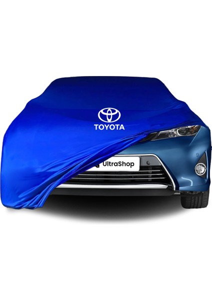 Ultra Shop Toyota Auris 3 (2018-) Araba Brandası Mavi Kumaş Penye Toz Geçirmez Oto Garaj Branda