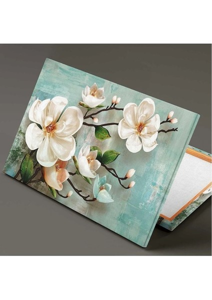 Dekoratif Inci Çiçek Yağlı Boya Efektli Modern Kanvas Tablo fiyatları