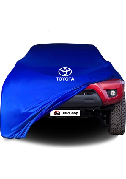 Ultra Shop Toyota Tacoma 2 (2004-2015) Araba Brandası Mavi Kumaş Penye Toz Geçirmez Oto Garaj Branda