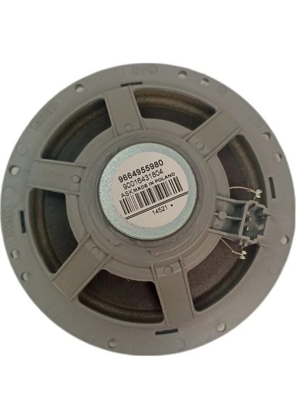 Orijinal Citroen C4 I Hoparlör Seti Ön 2 Adet Arka 2 Adet Ds 16,5 cm 165 mm