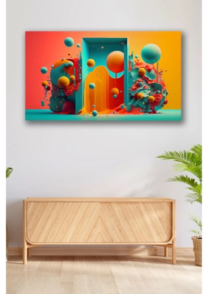 Alexmuir Rows Dekoratif Kanvas Tablo