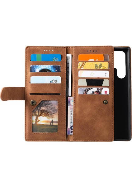 Samsung Galaxy S24 Için Flip Case Ultra Cüzdan Kordon Pu Deri 9 Kart (Yurt Dışından) indirimleri