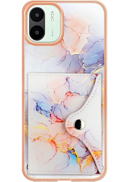 Xiaomi Redmi A1 Mermer Ince Cüzdan Yumuşak Tpu Tampon Kart Yuvaları (Yurt Dışından) fırsatları