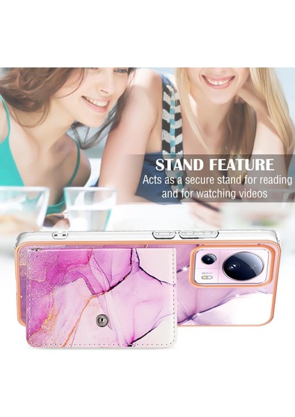 Xiaomi 13 Lite 5g Kart Yuvaları Mermer Yumuşak Tpu Tampon Ince Cüzdan (Yurt Dışından) fiyatları