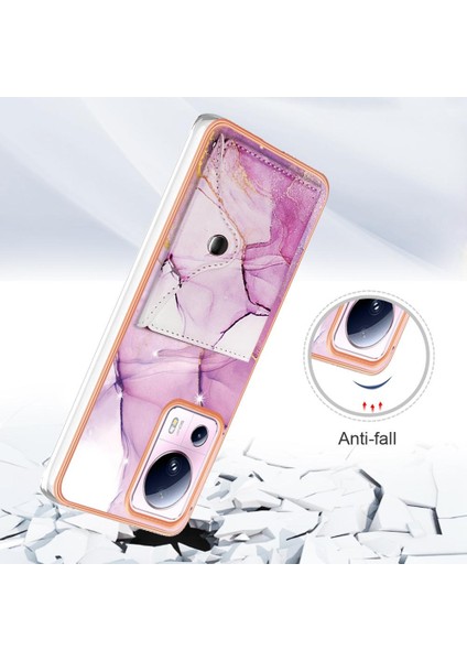 Xiaomi 13 Lite 5g Kart Yuvaları Mermer Yumuşak Tpu Tampon Ince Cüzdan (Yurt Dışından) modelleri
