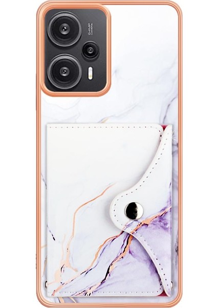 Xiaomi Poco F5 5g Kart Yuvaları Mermer Yumuşak Tpu Tampon Ince Cüzdan (Yurt Dışından) fiyatları