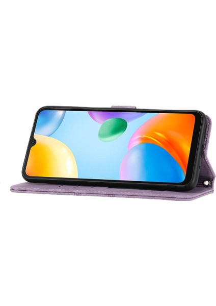 Xiaomi Redmi 10C Kickstand Manyetik Kapatma Darbeye Vaka Için Flip Case (Yurt Dışından)
