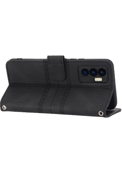Vivo V23E 5g Manyetik Kapatma Için Flip Case Cüzdan Kılıf Pu Deri (Yurt Dışından) fırsatları