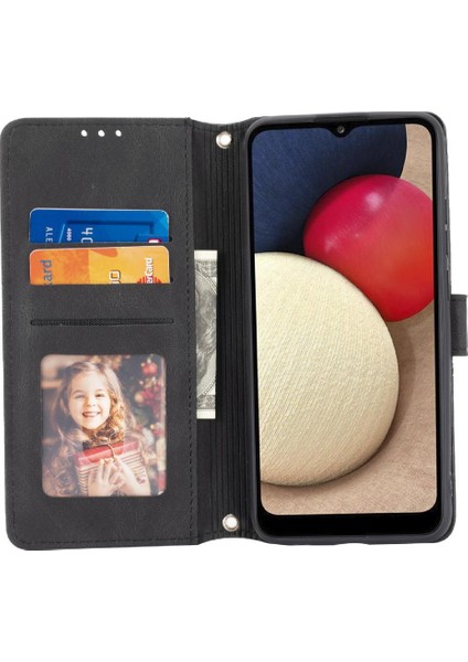 Samsung Galaxy M02S Için Flip Case Cüzdan Kılıf Darbeye Koruyucu Pu (Yurt Dışından) fırsatları