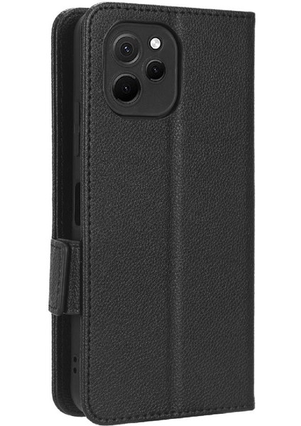 Huawei Nova Y61 Manyetik Pu Deri Kart Yuvaları Tutucu Cüzdan Yan (Yurt Dışından) fiyatları