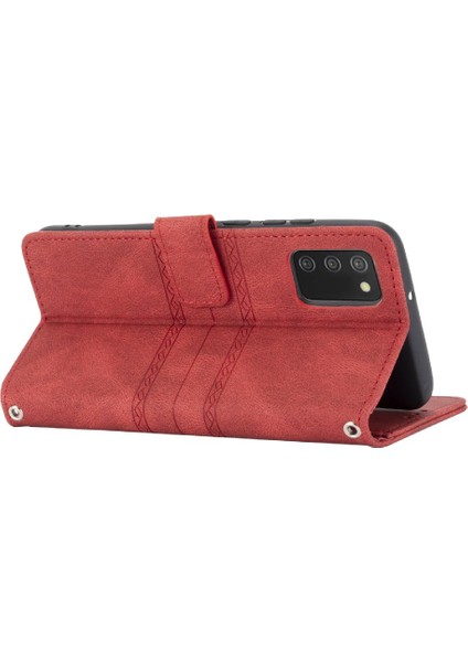 Samsung Galaxy M02S Için Flip Case Cüzdan Kılıf Darbeye Koruyucu Pu (Yurt Dışından) modelleri