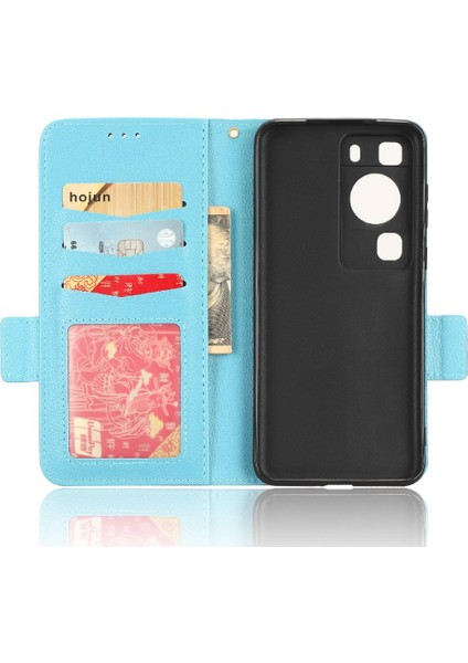 Huawei Için Kılıf P60/P60 Pro Pu Deri Yan Toka Kart Yuvaları Tutucu (Yurt Dışından) fırsatları