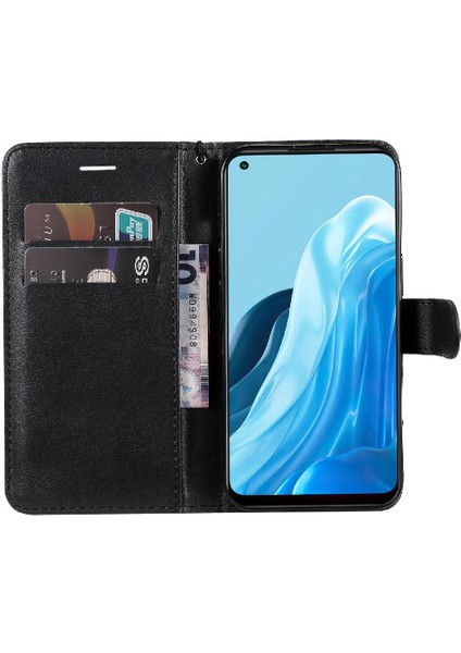Oppo Bulmak Için Flip Case X5 Lite Klasik Düz Renk Yüksek Kaliteli Deri (Yurt Dışından)