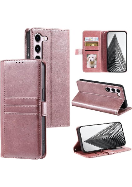 Samsung Galaxy S23 Artı Kickstand Pu Deri Cüzdan 6 Kart Için Flip Case (Yurt Dışından)